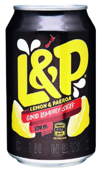 L & P Lemon and Paeroa 330 ML