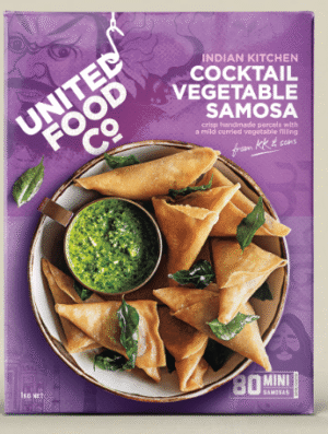United Food Co. Cocktail veg Samosa 80 mini pc