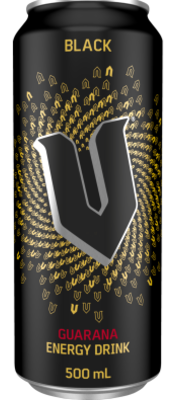 V Guarana Energy Drink Black 500 ml