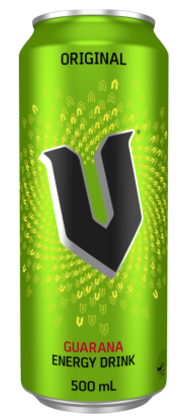V Guarana Energy Drink Original 500 ml