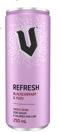 V Refresh Blackcurrent and Yuzu 250 ml
