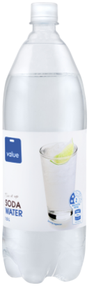 Value Soda Water 1.5 L